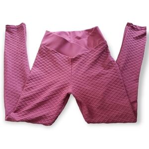 Shein Solid Textured Sports Leggings NWOT